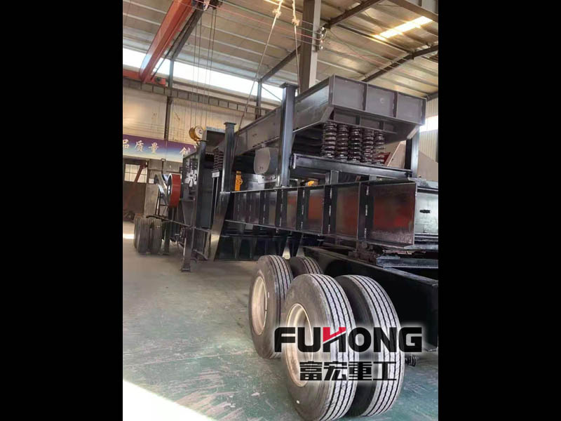 車載輪胎煤炭移動(dòng)破碎站